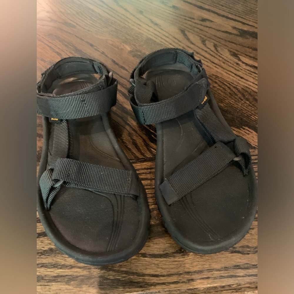 Teva All Black Sandals